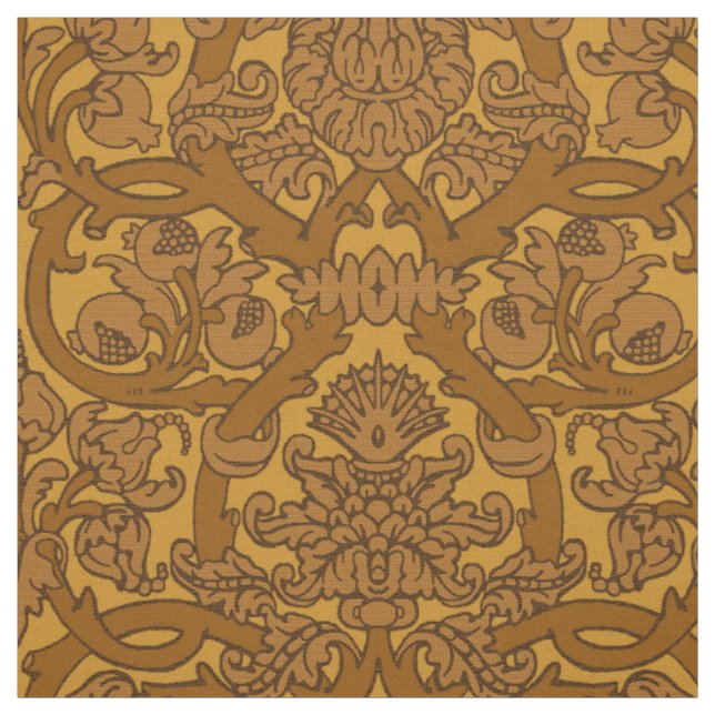Renaissance Damask with Pomegranates Fabric (Swatch)