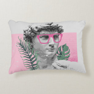 renaissance david sculpture stylish t-shirt and ap decorative cushion