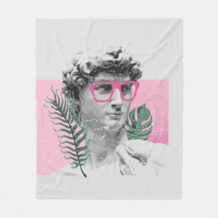 renaissance david sculpture stylish t-shirt and ap fleece blanket