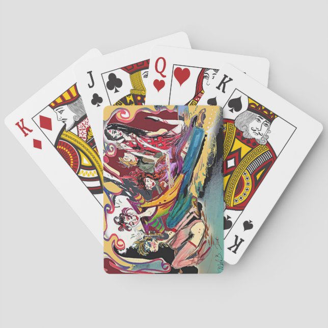 Renaissance Deco Cirque Series Playing Cards (Back)