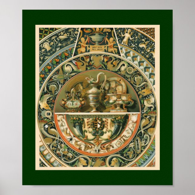 Renaissance Design Vintage Art  Poster (Front)