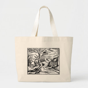 Renaissance Doves in Trees on Tote Bag