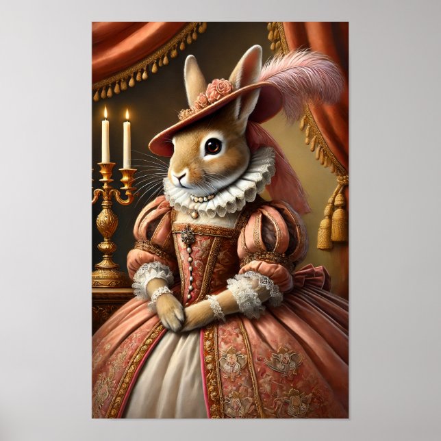 Renaissance Duchess Bunny Poster (Front)