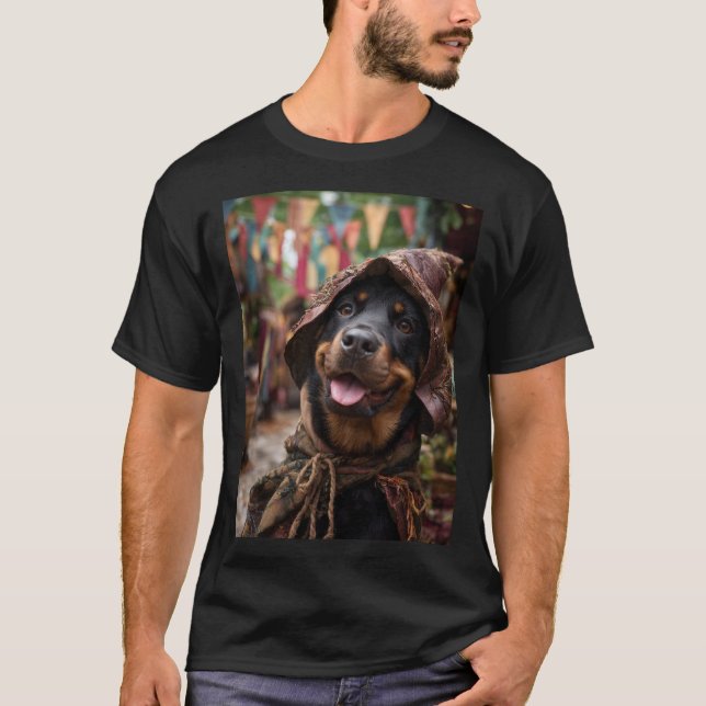 Renaissance Faire Dogs: Rottweiler T-Shirt (Front)