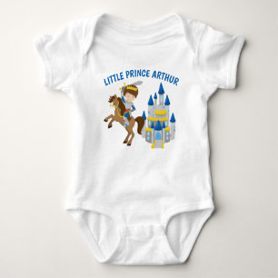 Renaissance Faire Knight Personalised Little Boy Baby Bodysuit
