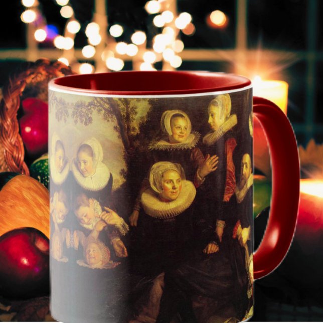 Renaissance family reunion fall portrait painting mug (Creator Uploaded)