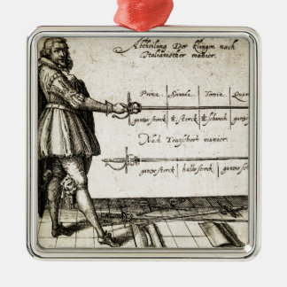 Renaissance Fencing Metal Tree Decoration