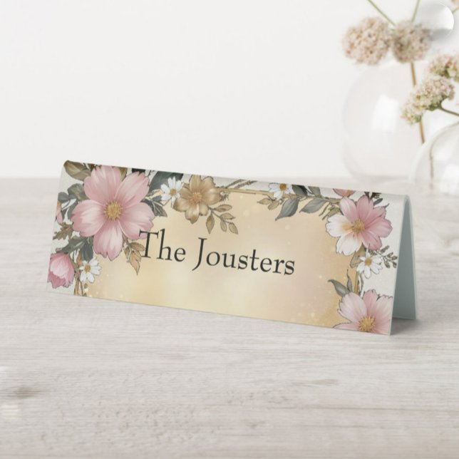 Renaissance Floral Frame Table Number  (Creator Uploaded)