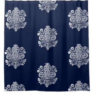 Renaissance French Fleur de Lis  Shower Curtain