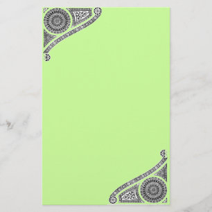 RENAISSANCE ,green Stationery