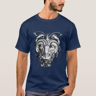 Renaissance Grotesque Gargoyle Face Lobster Man T-Shirt