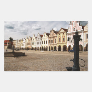 Renaissance Houses Rectangular Sticker