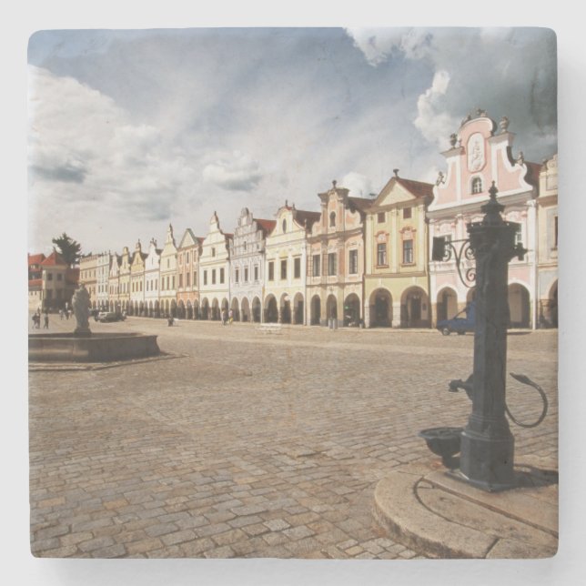 Renaissance Houses Stone Coaster (Front)