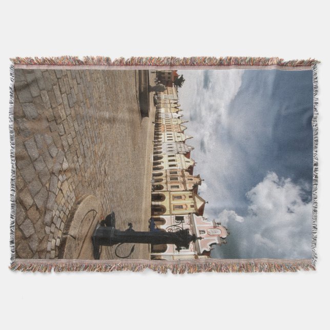 Renaissance Houses Throw Blanket (Front)