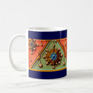 Renaissance jewels print coffee mug