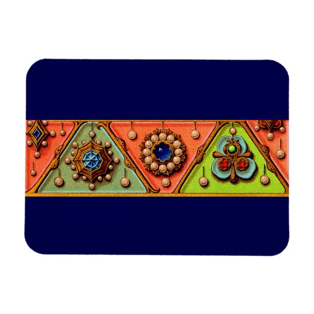 Renaissance jewels print magnet (Horizontal)