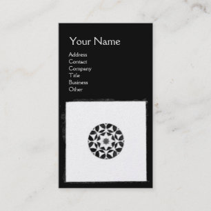 RENAISSANCE Legal Office Attorney Black White Business Card