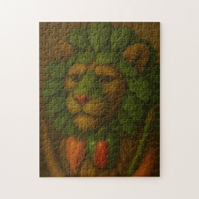 Renaissance Lion Portrait Jigsaw Puzzle (Vertical)