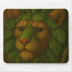 Renaissance Lion Portrait Mouse Pad