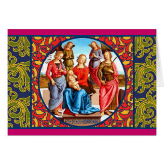 Renaissance Madonna and Child Card