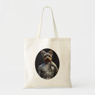 Renaissance Marble Sculpture Yorkshire Terrier Tote Bag