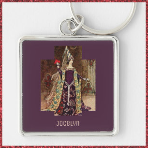 Renaissance Mediaeval Lady Key Ring