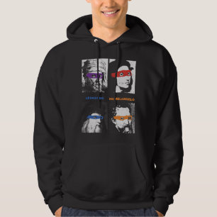 Renaissance Ninja Artists Funny Saying Pop Art Pai Hoodie