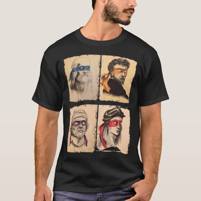 Renaissance Ninja Style Pop T-Shirt (Front)