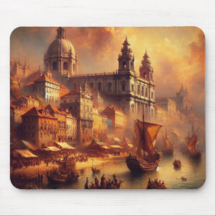 Renaissance oil painting mouse pad