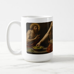 Renaissance Painting Parody Man Eating Guacamole Coffee Mug