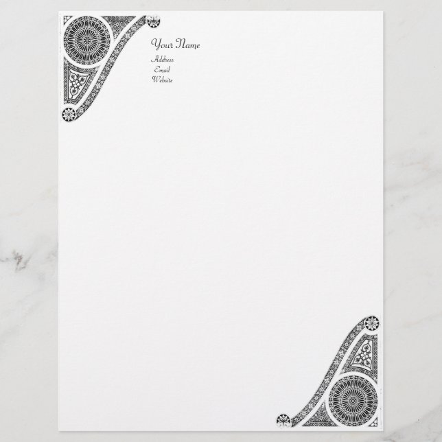 RENAISSANCE PERSONALIZED LETTERHEAD (Front)