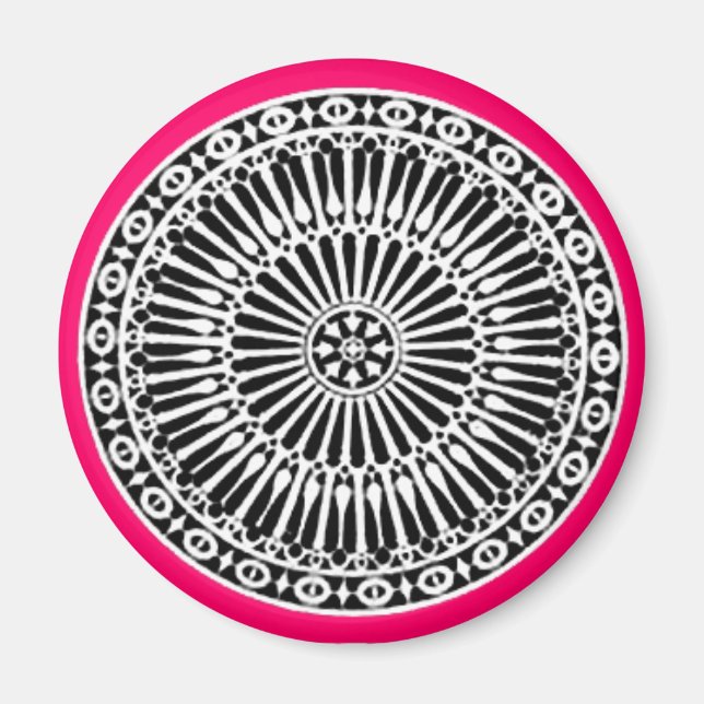 RENAISSANCE ,pink Magnet (Front)
