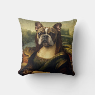 Renaissance Portrait–Inspired Pug Art Classic Cushion