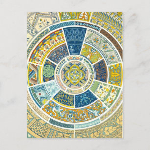Renaissance Pottery Decorations Postcard