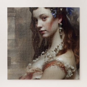 Renaissance Princess  AI generated fantasy art Jigsaw Puzzle