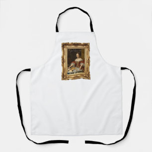 Renaissance Queen “Girl Dinner 1876” Funny Classic Apron