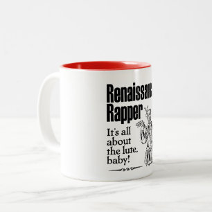 Renaissance Rapper Lg Gfx Two-Tone Coffee Mug