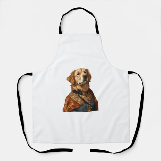 Renaissance Rover – Classical Art Dog Apron (Front)