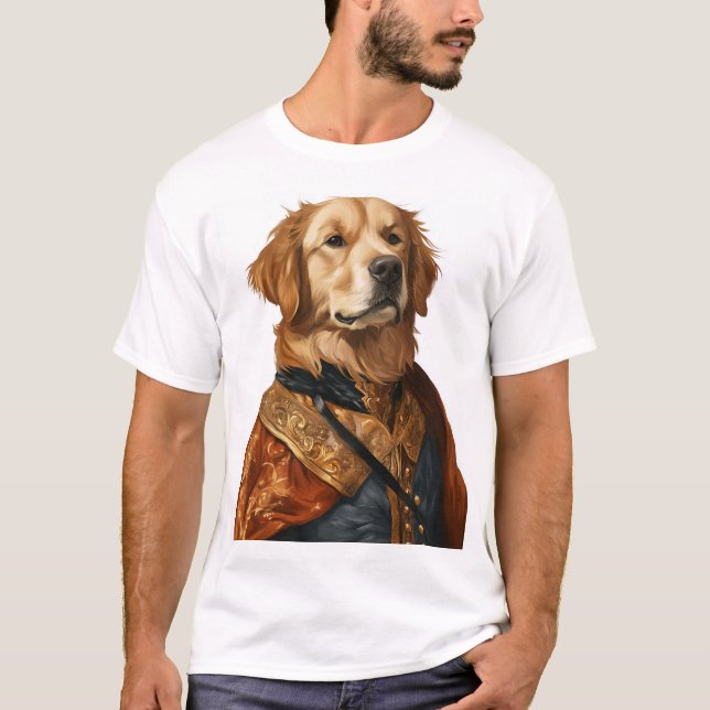 Renaissance Rover � Classical Art Dog T-Shirt (Front)