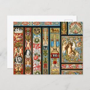 Renaissance Themes Textiles and Fabrics Postcard