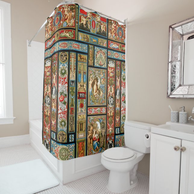 Renaissance Themes Textiles and Fabrics Shower Curtain (In Situ)