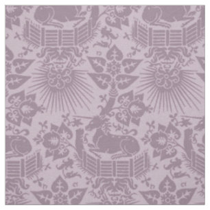 Renaissance Unicorn Garden, Lilac Fabric