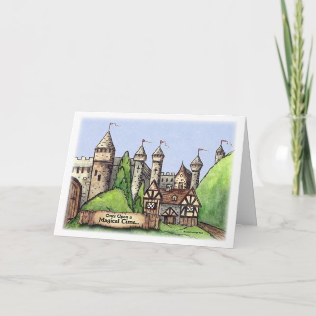 Renaissance Village Painting Card (Front)