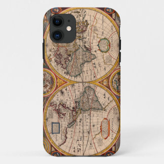 Renaissance World Map iPhone 11 Case