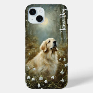 Rename your golden retriever dog on the phone case