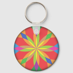 RenascencePub Vibrant Beautiful Colours Keychain! Key Ring
