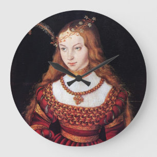 RENASSAINCE BEAUTY,FASHION JEWELRY COSTUME DESIGN LARGE CLOCK