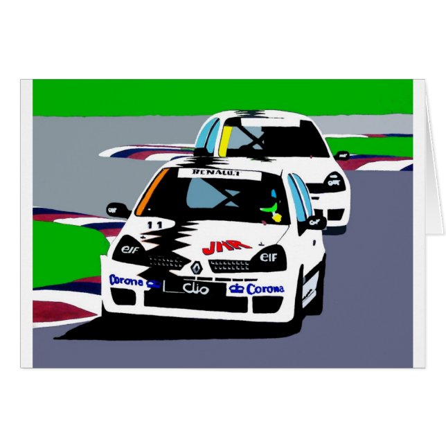 Renault Clio Racing Cars (Front Horizontal)