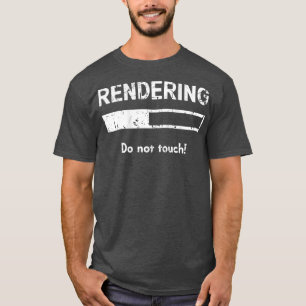 Rendering Video Editor Visual SFX Animation T-Shirt
