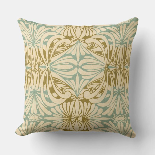 Rene Beauclair’s Art Nouveau Pattern Cushion (Front)